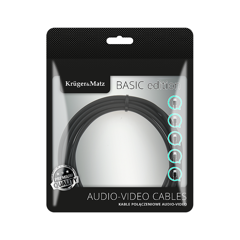 Kabel USB - USB type C 10 Gbps 1 m Kruger&Matz Basic