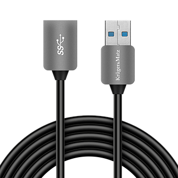 Βύσμα καλωδίου USB3.0 - υποδοχή 1m Kruger&Matz