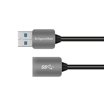 Βύσμα καλωδίου USB3.0 - υποδοχή 1m Kruger&Matz