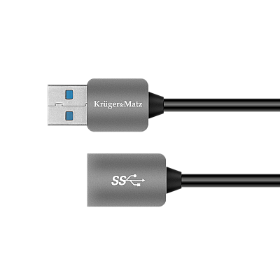 Βύσμα καλωδίου USB3.0 - υποδοχή 1m Kruger&Matz
