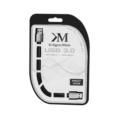 Καλώδιο βύσματος USB3.0 1m Kruger&Matz
