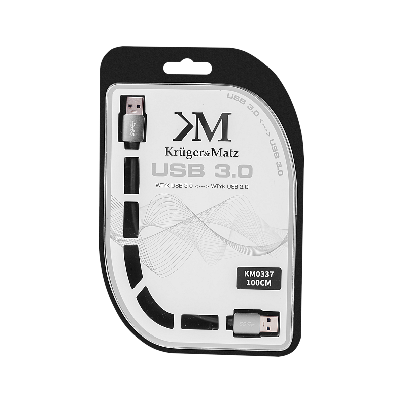 Καλώδιο βύσματος USB3.0 1m Kruger&Matz