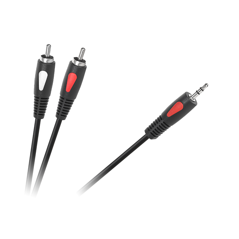 Βύσμα υποδοχής καλωδίου 3.5 - 2RCA 3.0m Cabletech Eco-Line