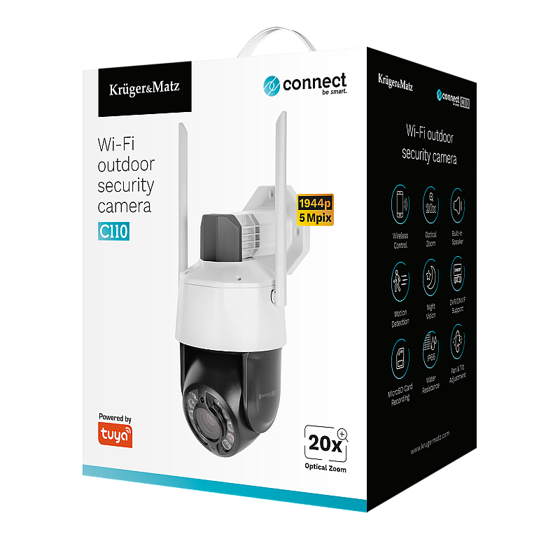 Κάμερα Wi-Fi εξωτερικού χώρου Kruger&Matz Connect C110 Tuya