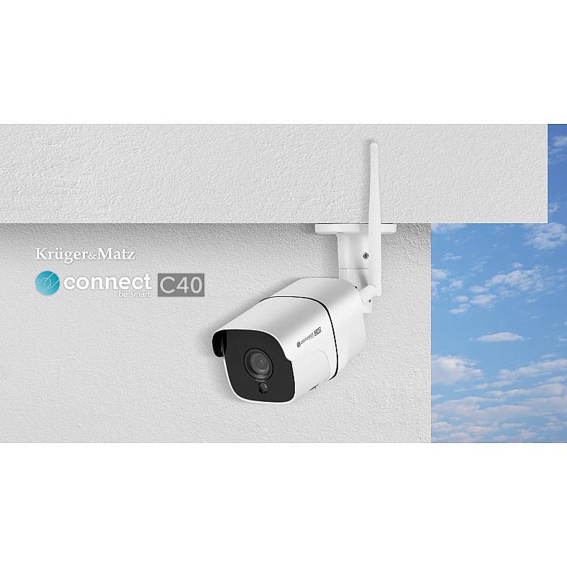 Κάμερα Wi-Fi εξωτερικού χώρου Kruger&Matz Connect C40 Tuya