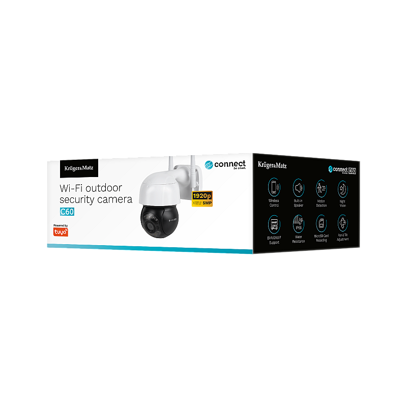 Κάμερα Wi-Fi εξωτερικού χώρου Kruger&Matz Connect C60 Tuya