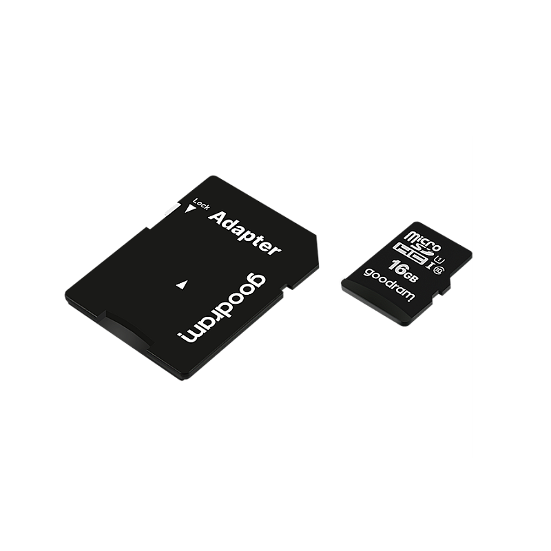 Κάρτα μνήμης microSD 16GB UHS-I Goodram με προσαρμογέα
