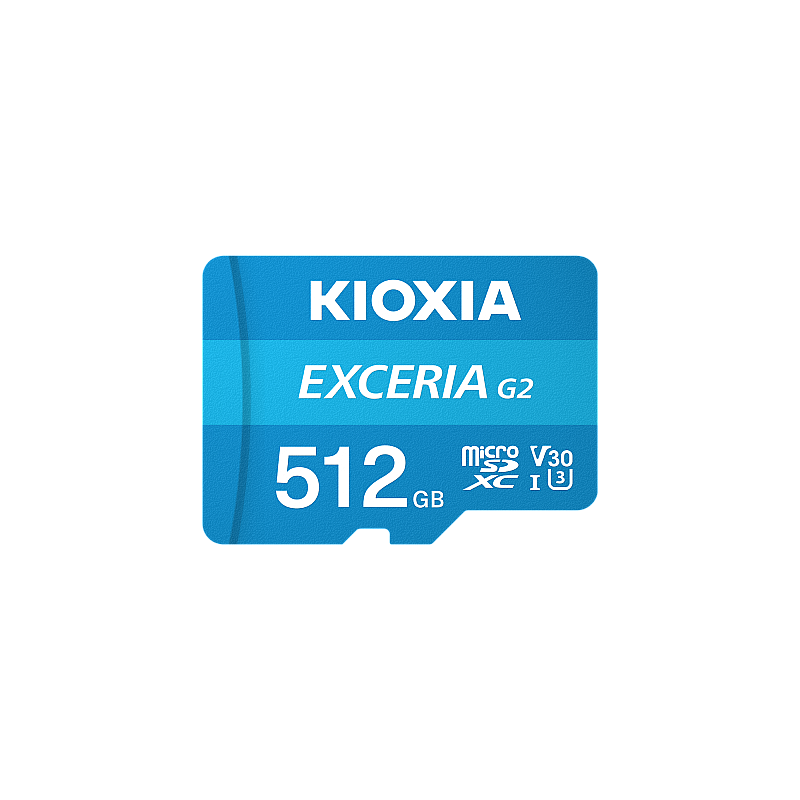 Κάρτα μνήμης microSD Kioxia 512GB UHS-I U1 με προσαρμογέα