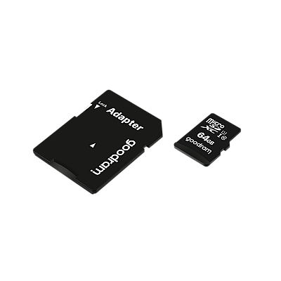 Κάρτα μνήμης microSD 64 GB UHS-I Goodram με προσαρμογέα