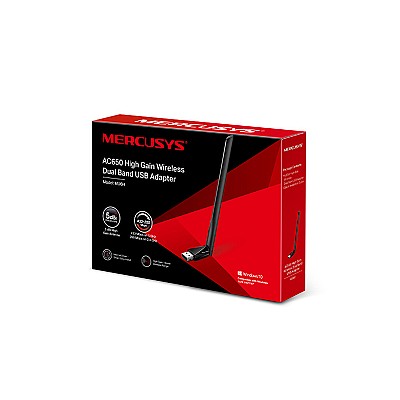 ΚΑΡΤΑ ΔΙΚΤΥΟΥ USB 2.0 AC650, MU6H, ασύρματη, διπλής ζώνης, 433/200 Mb/s / MERCUSYS ΚΑΡΤΑ ΔΙΚΤΥΟΥ USB 2.0 AC650, MU6H, ασύρματη, διπλής ζώνης, 433/200 Mb/s / MERCUSYS