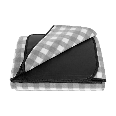 Κουβέρτα χαλάκι για πικνίκ με μόνωση 200x200 cm TEESA - γκρι πλέγμα