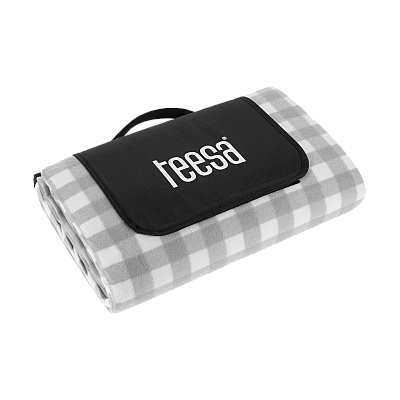 Κουβέρτα χαλάκι για πικνίκ με μόνωση 200x200 cm TEESA - γκρι πλέγμα