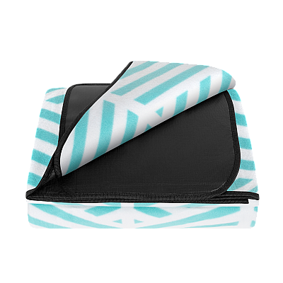 Θερμομονωμένη κουβέρτα για πικνίκ με μακρύ λουρί 200x300 εκ. TEESA - μπλε καρφί