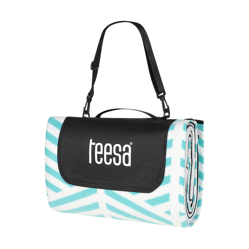 Θερμομονωμένη κουβέρτα για πικνίκ με μακρύ λουρί 200x300 εκ. TEESA - μπλε καρφί