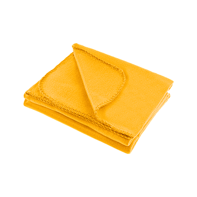 Κουβέρτα fleece 130x150 cm TEESA - κίτρινη