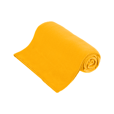 Κουβέρτα fleece 130x150 cm TEESA - κίτρινη