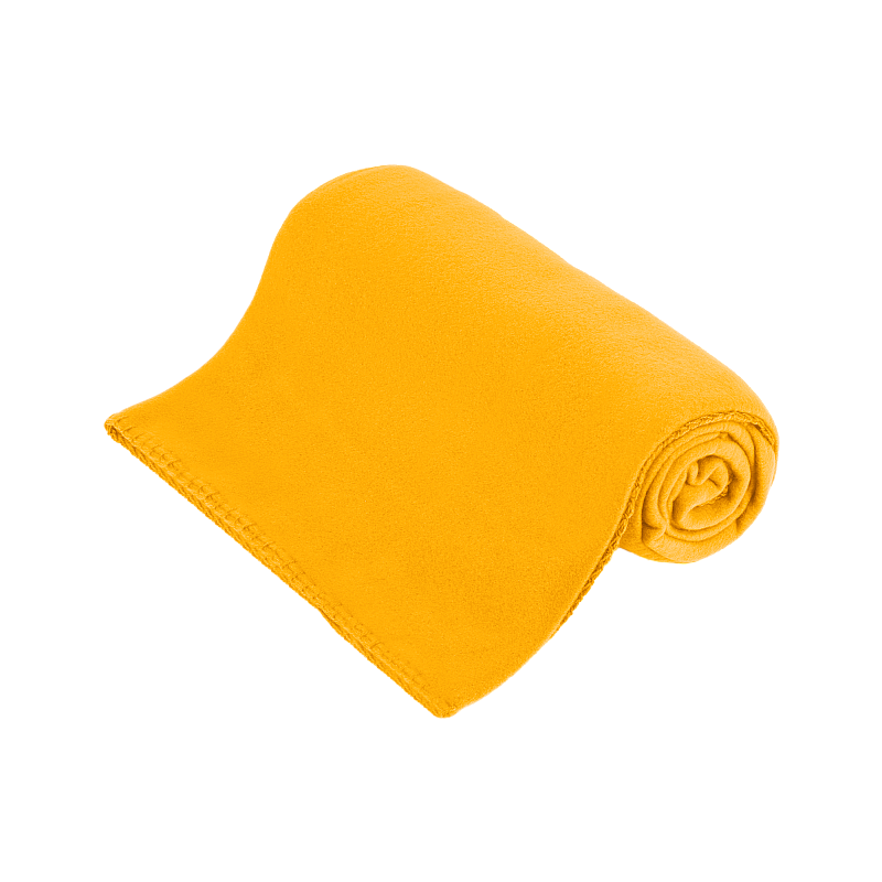 Κουβέρτα fleece 130x150 cm TEESA - κίτρινη