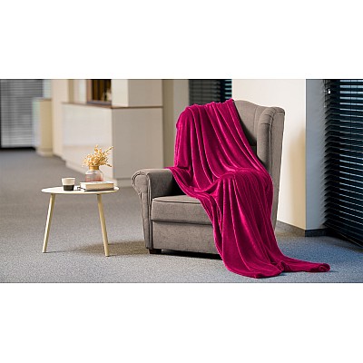 Κουβέρτα fleece 150x200 cm TEESA - αμάρανθος