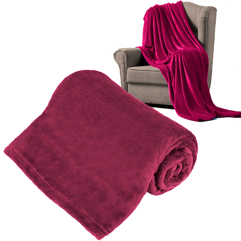 Κουβέρτα fleece 150x200 cm TEESA - αμάρανθος