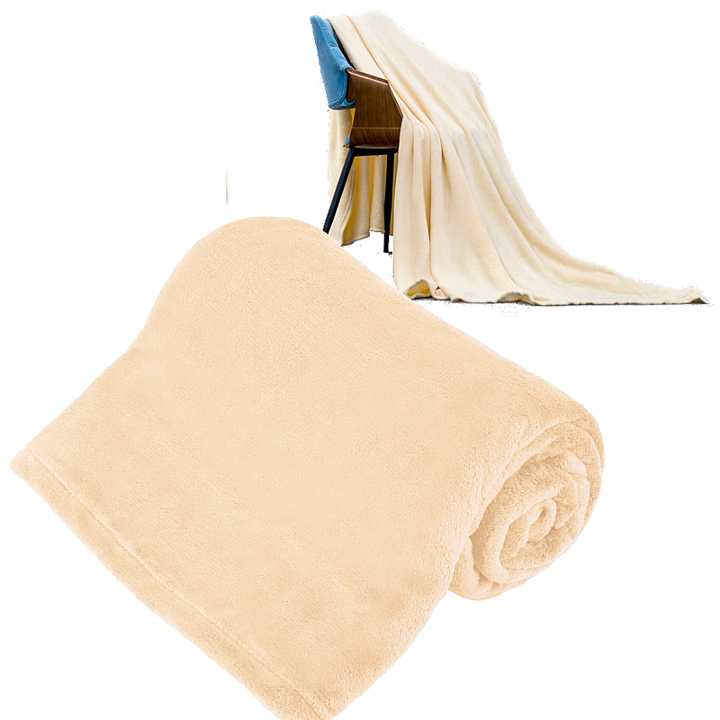 Κουβέρτα fleece 150x200 cm TEESA - κρέμα