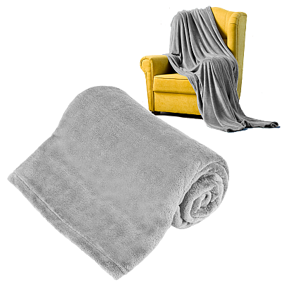 Κουβέρτα fleece 150x200 cm TEESA - γκρι