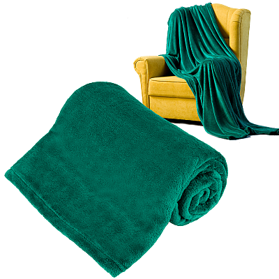 Κουβέρτα fleece 150x200 cm TEESA - πράσινη