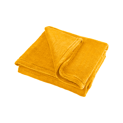 Κουβέρτα fleece 150x200 cm TEESA - κίτρινη