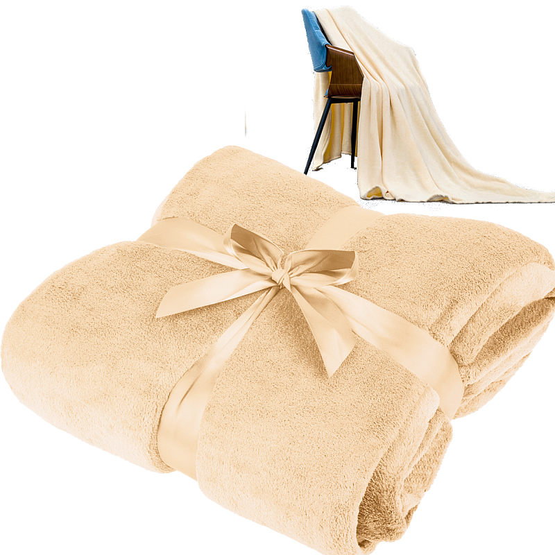 Κουβέρτα fleece 200x220 cm TEESA - κρέμα