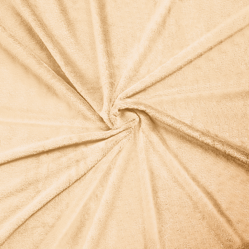 Κουβέρτα fleece 200x220 cm TEESA - κρέμα