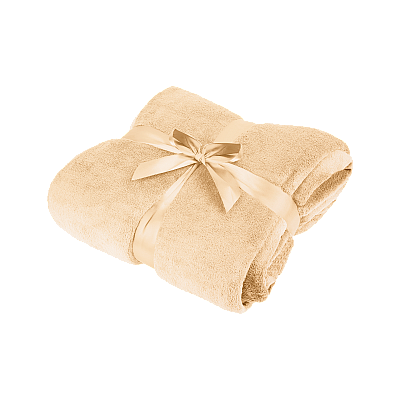 Κουβέρτα fleece 200x220 cm TEESA - κρέμα