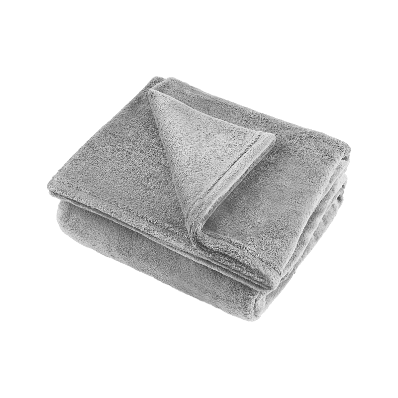 Κουβέρτα fleece 200x220 cm TEESA - γκρι