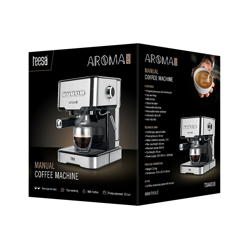 Καφετιέρα φίλτρου TEESA AROMA 450 Καφετιέρα φίλτρου TEESA AROMA 450