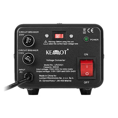 Μετατροπέας τάσης KEMOT 400 W / 500 VA