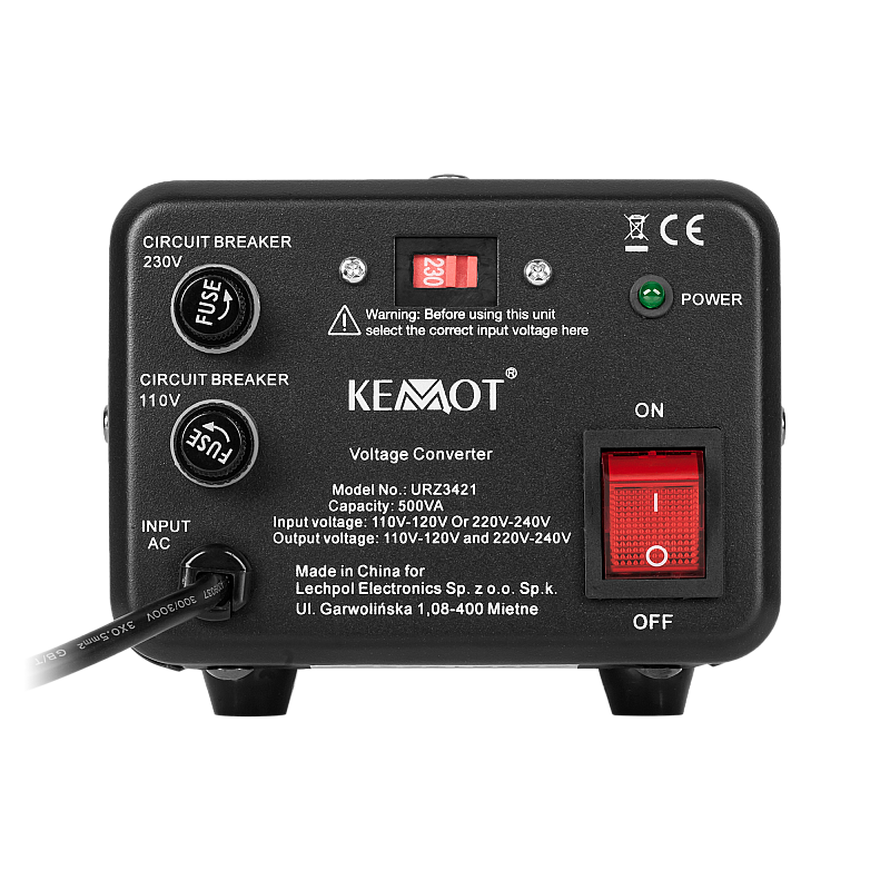 Μετατροπέας τάσης KEMOT 400 W / 500 VA