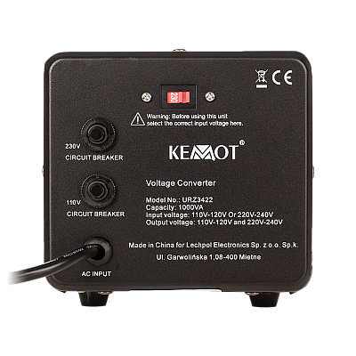 Μετατροπέας τάσης KEMOT 800 W / 1000 VA