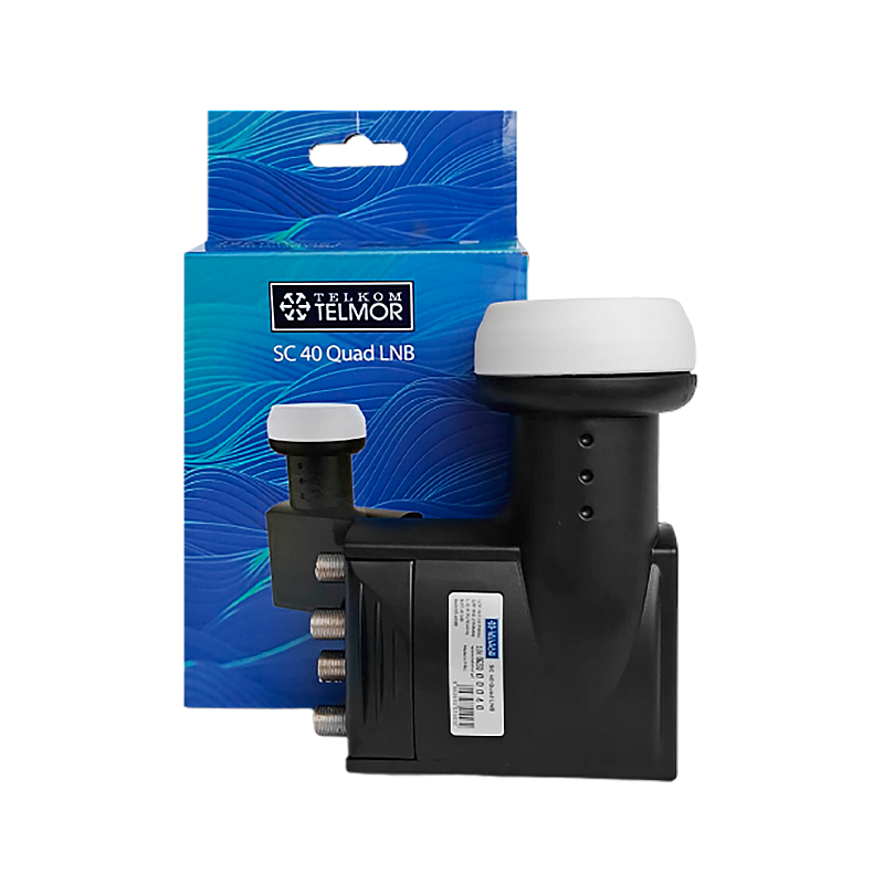 Μετατροπέας SC-40 LNB Quad Telkom Telmor