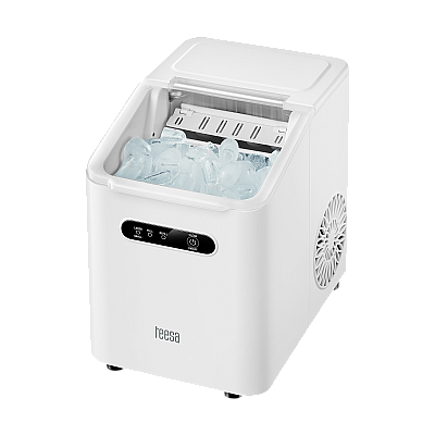 Παγομηχανή TEESA EASY ICE, πάγος 11 κιλών, 1 λίτρο, 110W, δύο μεγέθη κύβων, αυτοκαθαριζόμενη Παγομηχανή TEESA EASY ICE, πάγος 11 κιλών, 1 λίτρο, 110W, δύο μεγέθη κύβων, αυτοκαθαριζόμενη