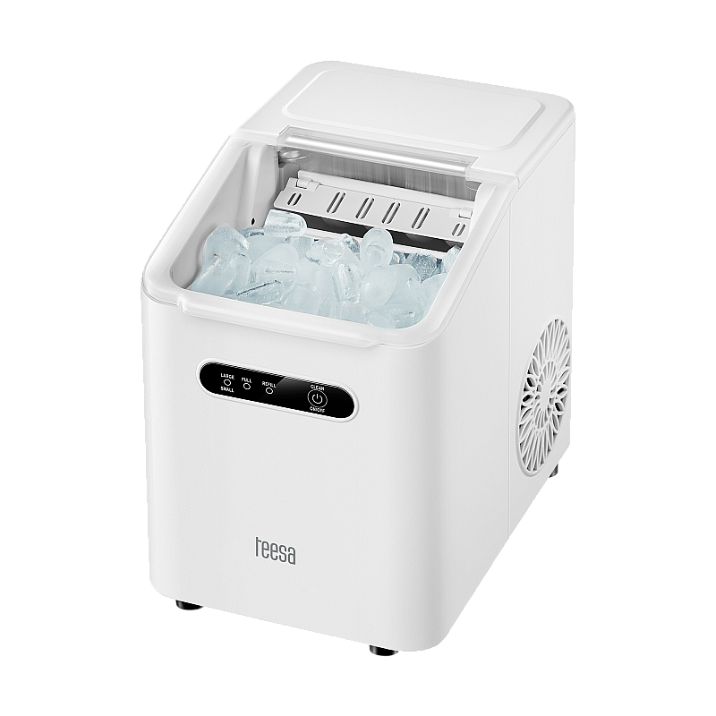 Παγομηχανή TEESA EASY ICE, πάγος 11 κιλών, 1 λίτρο, 110W, δύο μεγέθη κύβων, αυτοκαθαριζόμενη Παγομηχανή TEESA EASY ICE, πάγος 11 κιλών, 1 λίτρο, 110W, δύο μεγέθη κύβων, αυτοκαθαριζόμενη