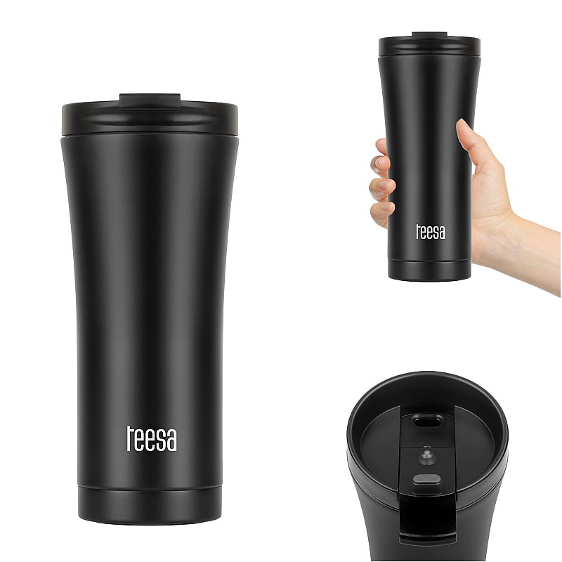 Θερμική κούπα TEEA 500ml μαύρη