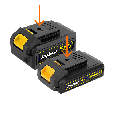 Φορτιστής μπαταρίας Rebel Tools 20V 2A/4A