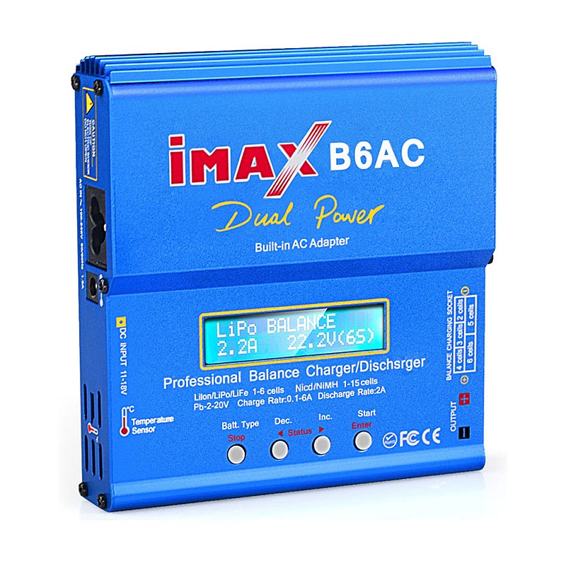 Φορτιστής εξισορρόπησης iMAX B6 80W E6168 Φορτιστής εξισορρόπησης iMAX B6 80W E6168