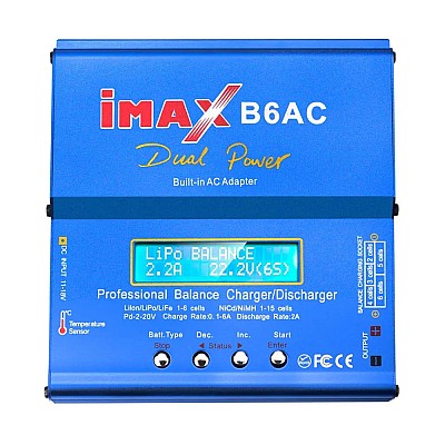 Φορτιστής εξισορρόπησης iMAX B6 80W E6168 Φορτιστής εξισορρόπησης iMAX B6 80W E6168