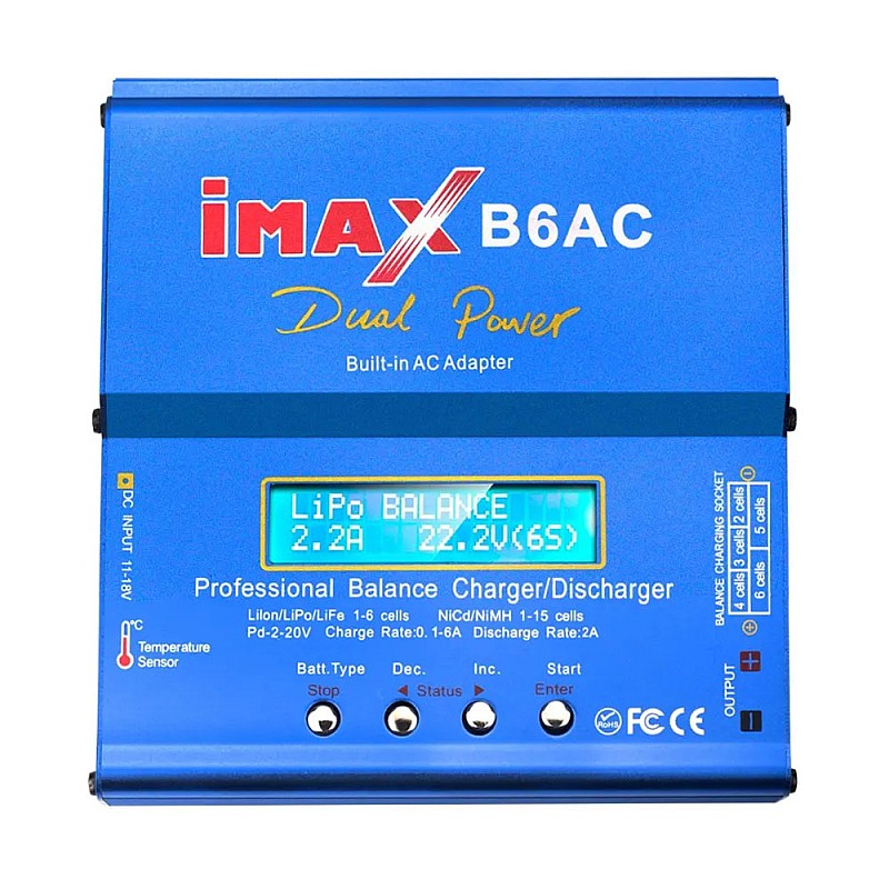 Φορτιστής εξισορρόπησης iMAX B6 80W E6168 Φορτιστής εξισορρόπησης iMAX B6 80W E6168