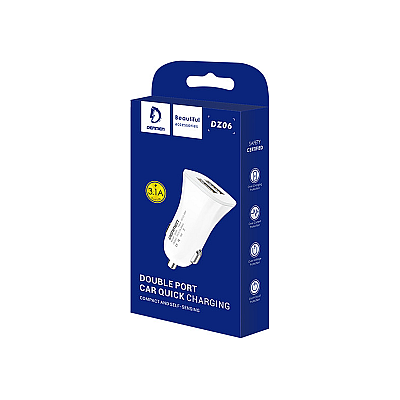 Φορτιστής αυτοκινήτου 2xUSB 3000 mA