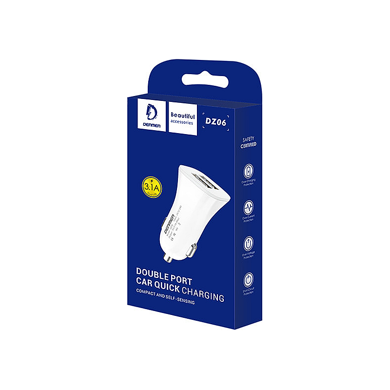 Φορτιστής αυτοκινήτου 2xUSB 3000 mA