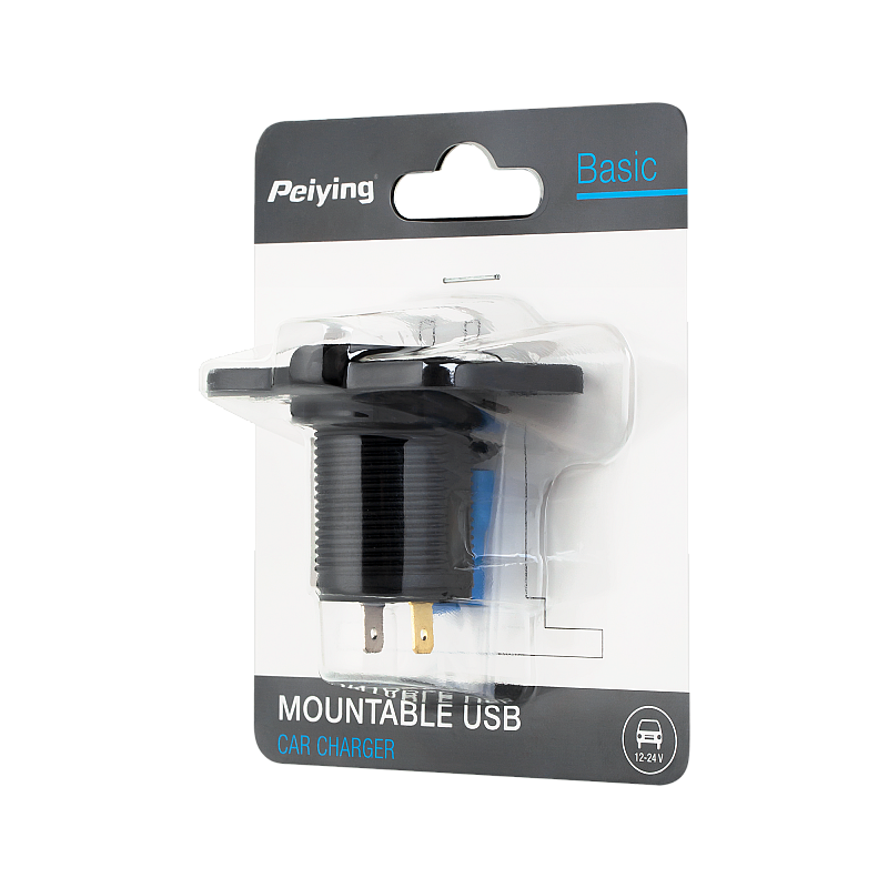 2xUSB φορτιστής αυτοκινήτου για εγκατάσταση, 3100 mA, έγκριση E24