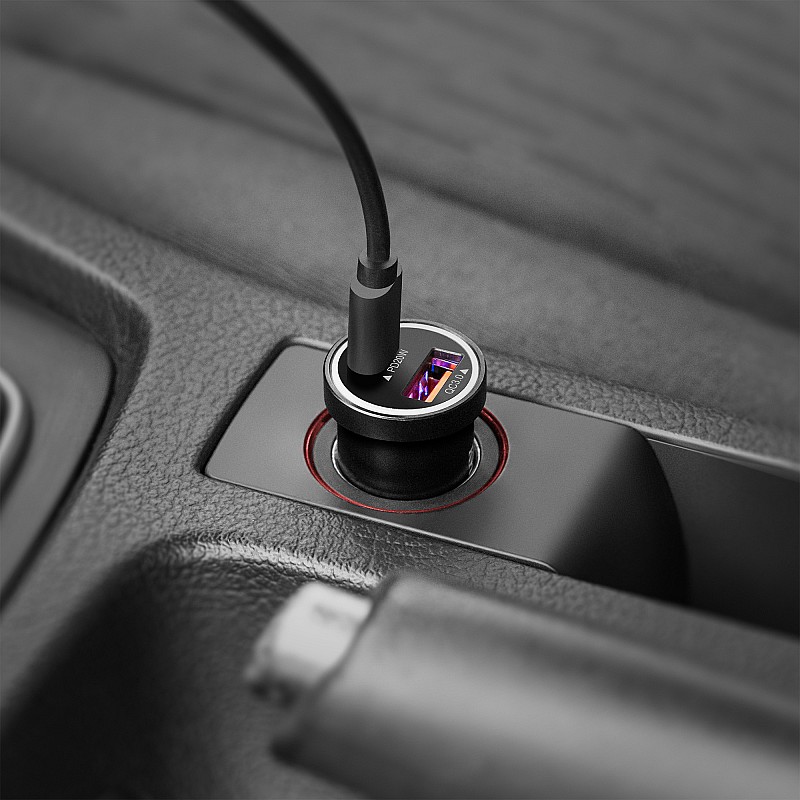 Φορτιστής αυτοκινήτου Kruger&Matz 38W με λειτουργίες Power Delivery και γρήγορης φόρτισης