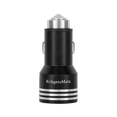 Φορτιστής αυτοκινήτου Kruger&Matz 2xUSB 4800mA με λειτουργία Quick Charge 3.0