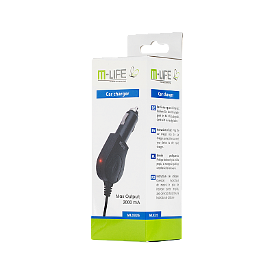 Φορτιστής αυτοκινήτου M-LIFE DC 1.4/3.5 2000 mA