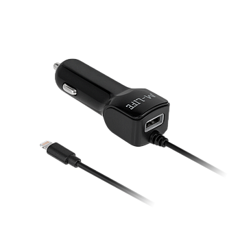 Φορτιστής αυτοκινήτου M-Life για Apple iPhone, iPad + USB 2100 mA